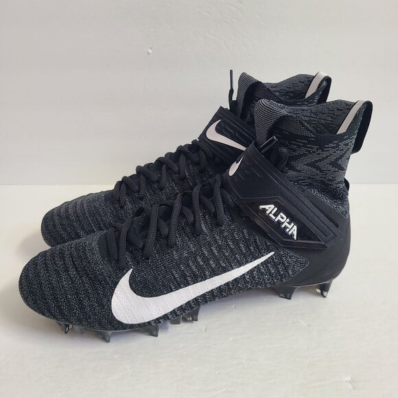 NEW Nike Alpha Menace Elite 2 Football Cleats AO3374-001 Size 14 Black main image 8